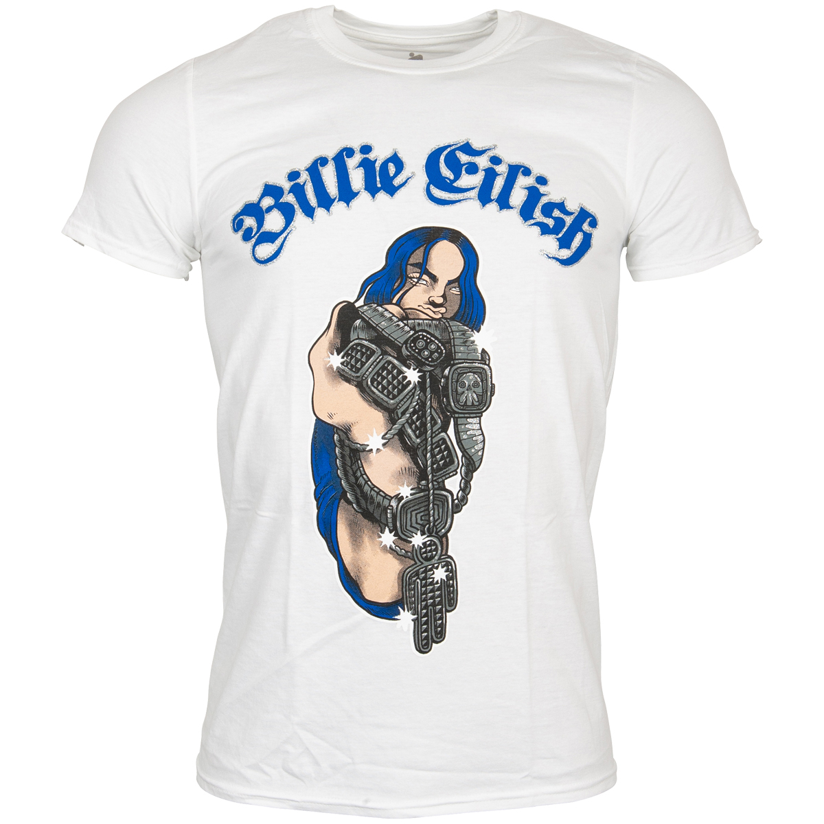 Billie Eilish - T Shirt Bling - weiß