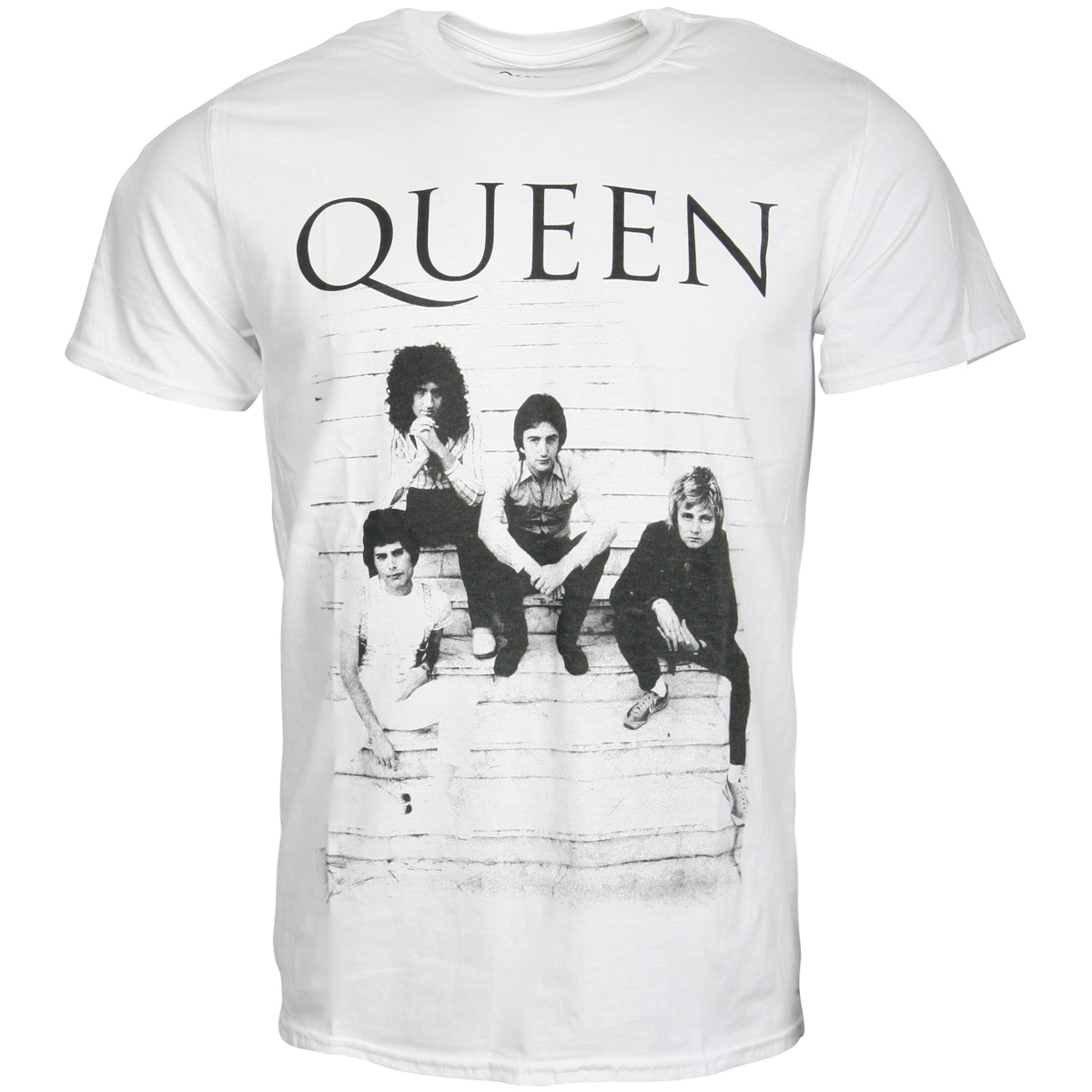 Queen - T-Shirt Stairs - weiß