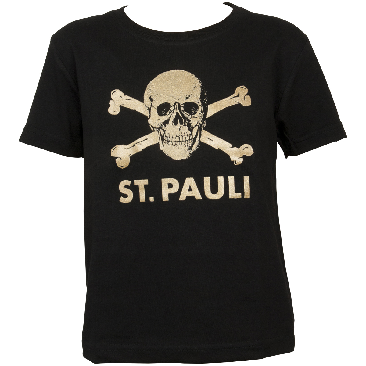 FC St. Pauli - Kinder T-Shirt Schwarz-Gold