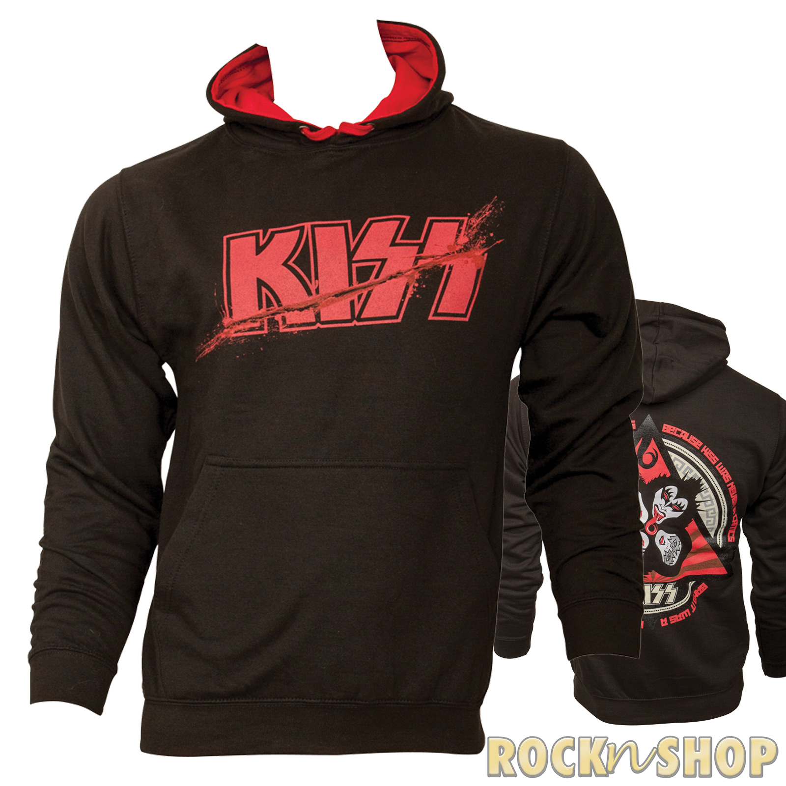 Kiss - Revolution Kapuzenpullover - schwarz