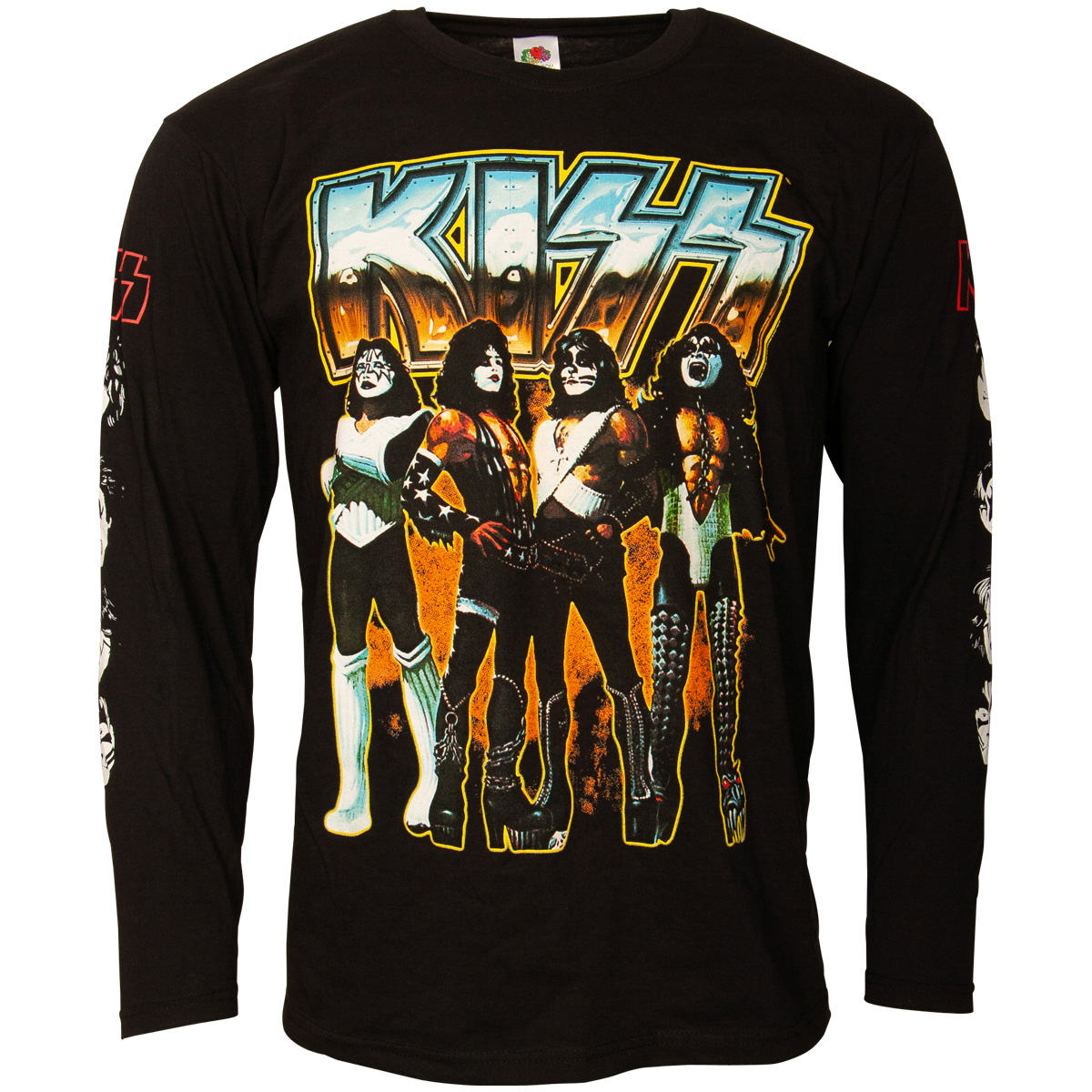 Kiss - Longsleeve Love Gun Chrome - schwarz