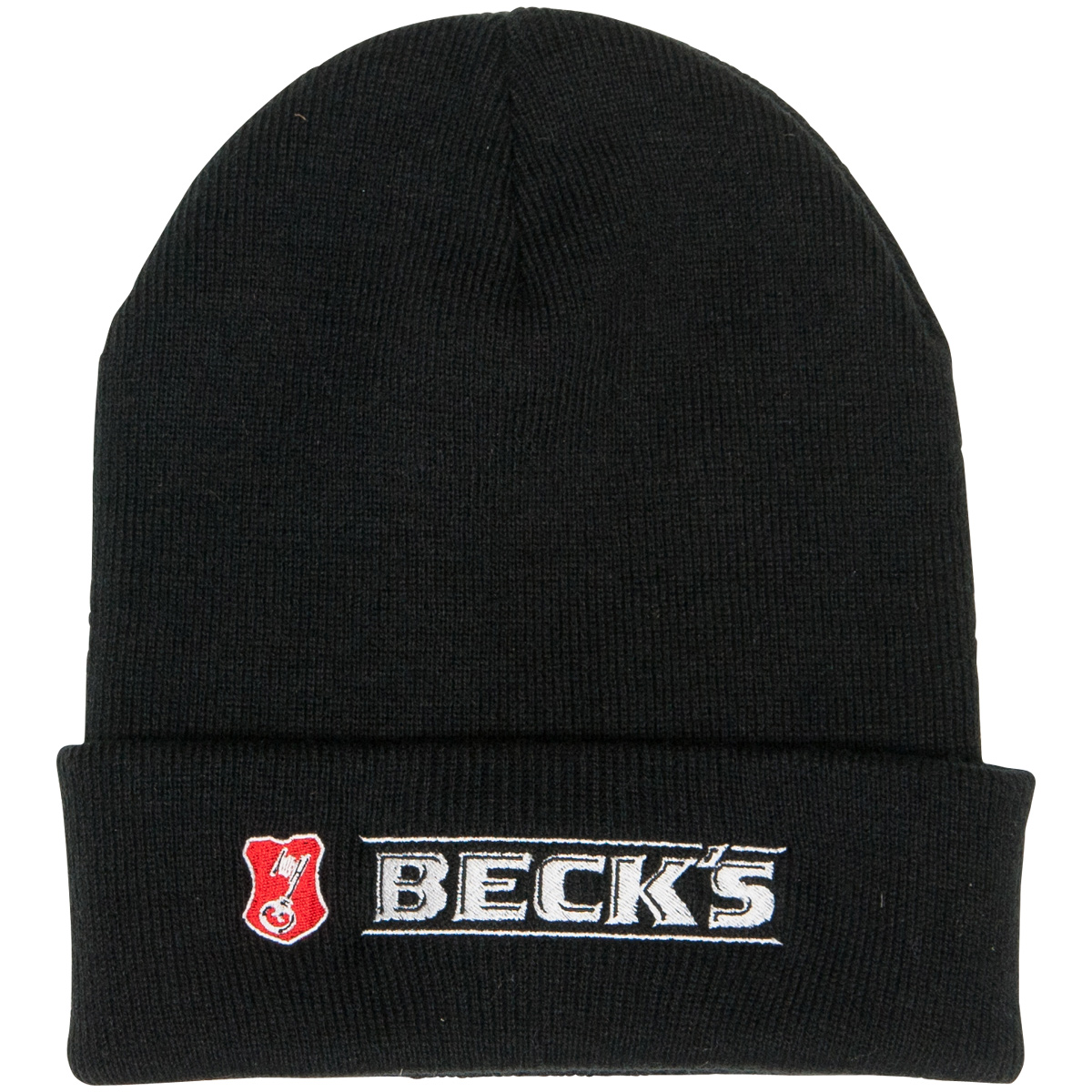 Beck's - Beanie Logo - schwarz