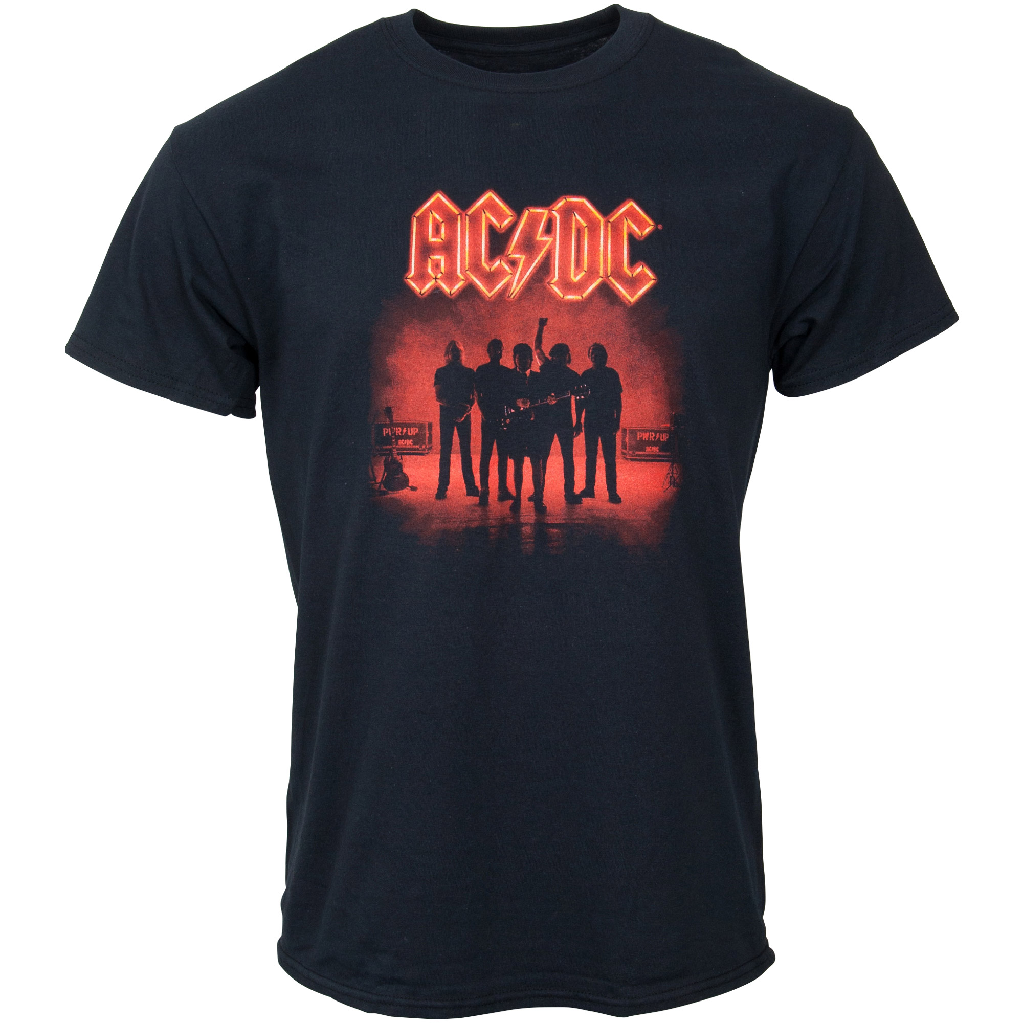 AC/DC - T-Shirt Silhouette - schwarz 