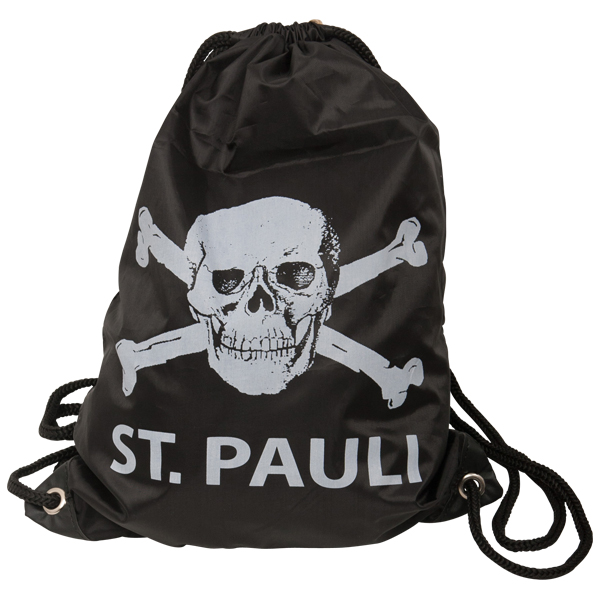 FC St. Pauli - Turnbeutel Totenkopf - schwarz