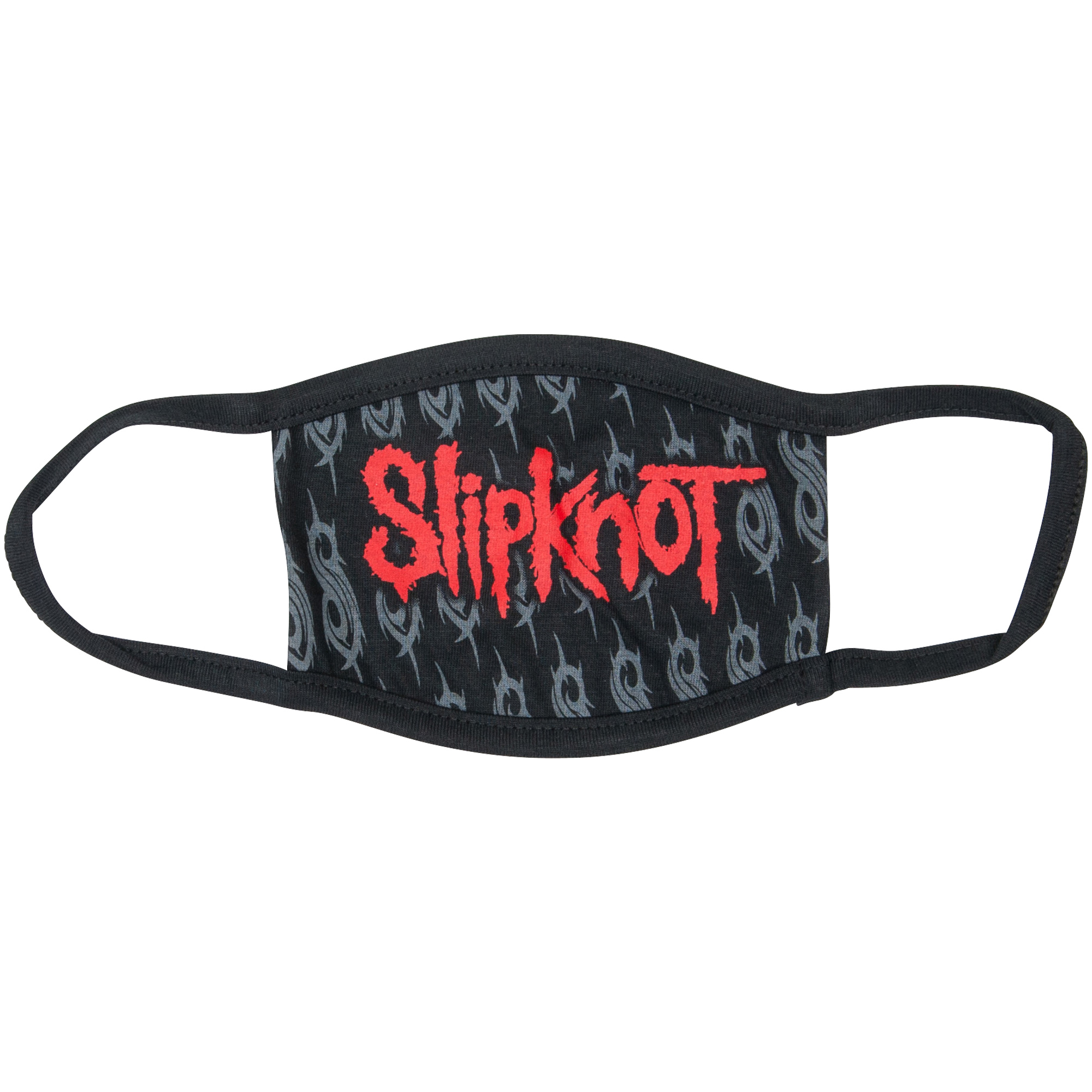 Slipknot - Red Logo & Sigils Mund- und Nasenbedeckung - schwarz