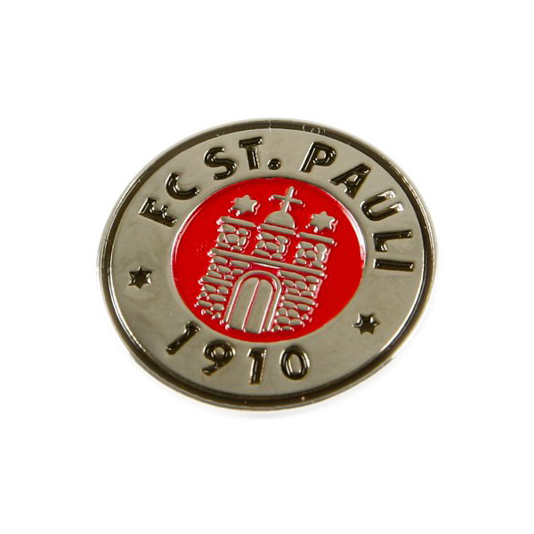 FC St. Pauli - Pin Logo - mehrfarbig