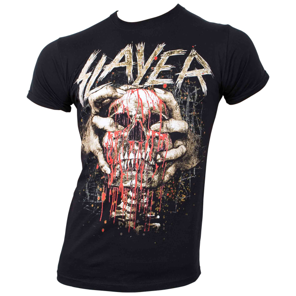 Slayer - T-Shirt Skull Clench - schwarz