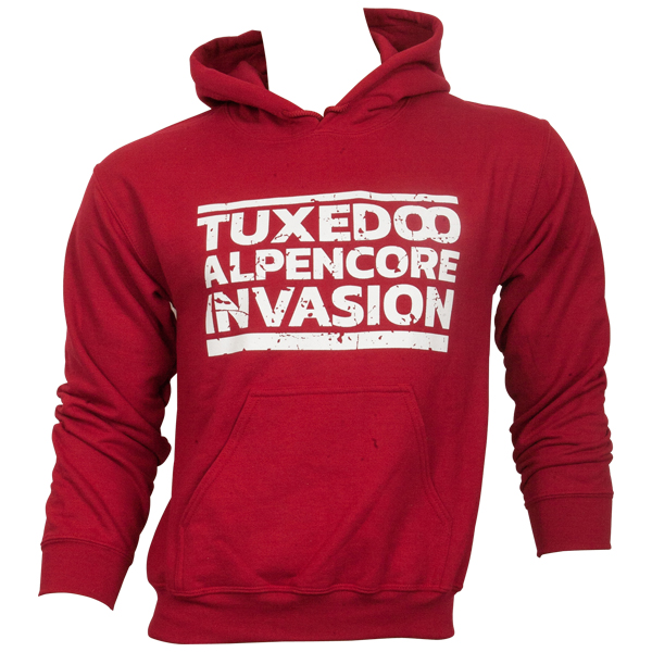 tuXedoo - Kapuzenpullover Alpencore - rot