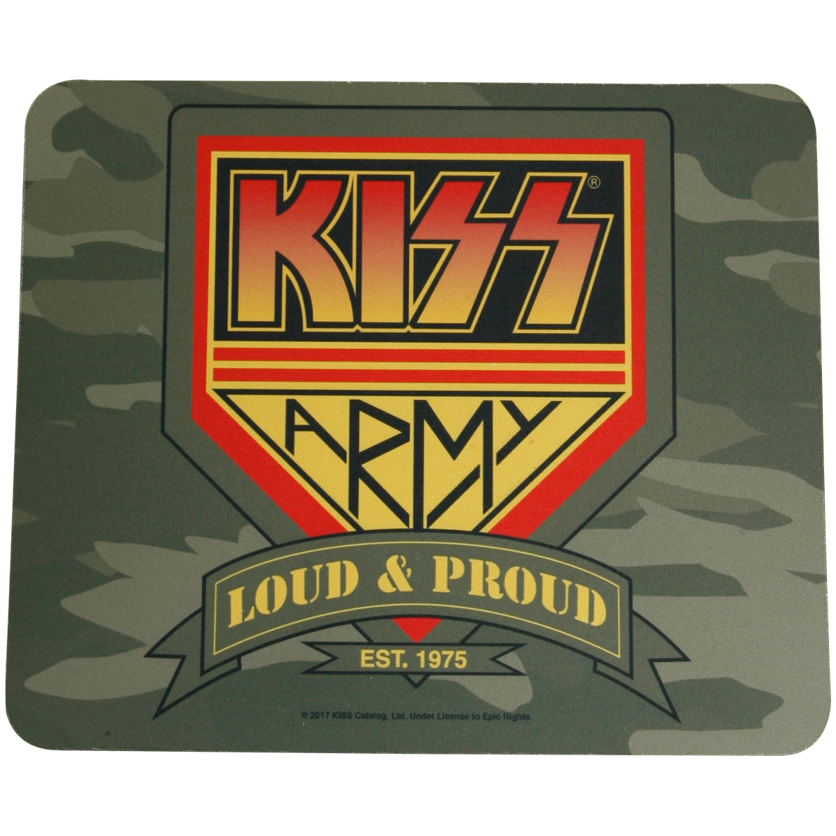 Kiss - Army Mouse Pad - oliv