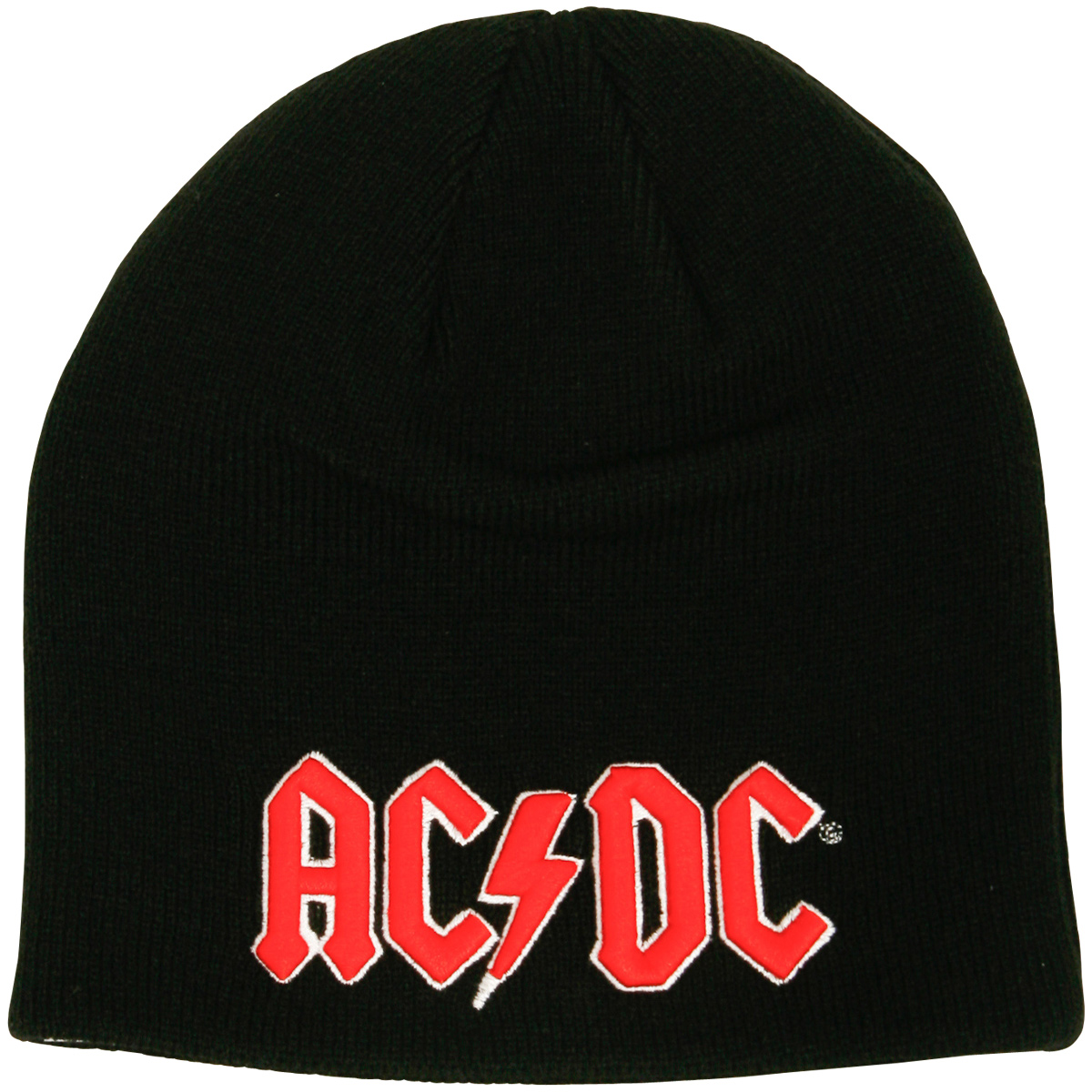 AC/DC - Mütze Red 3D Logo - schwarz