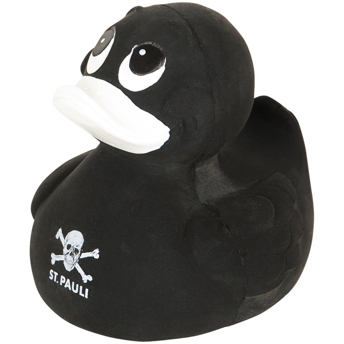 FC St. Pauli - Schwimmente mit Totenkopf - schwarz