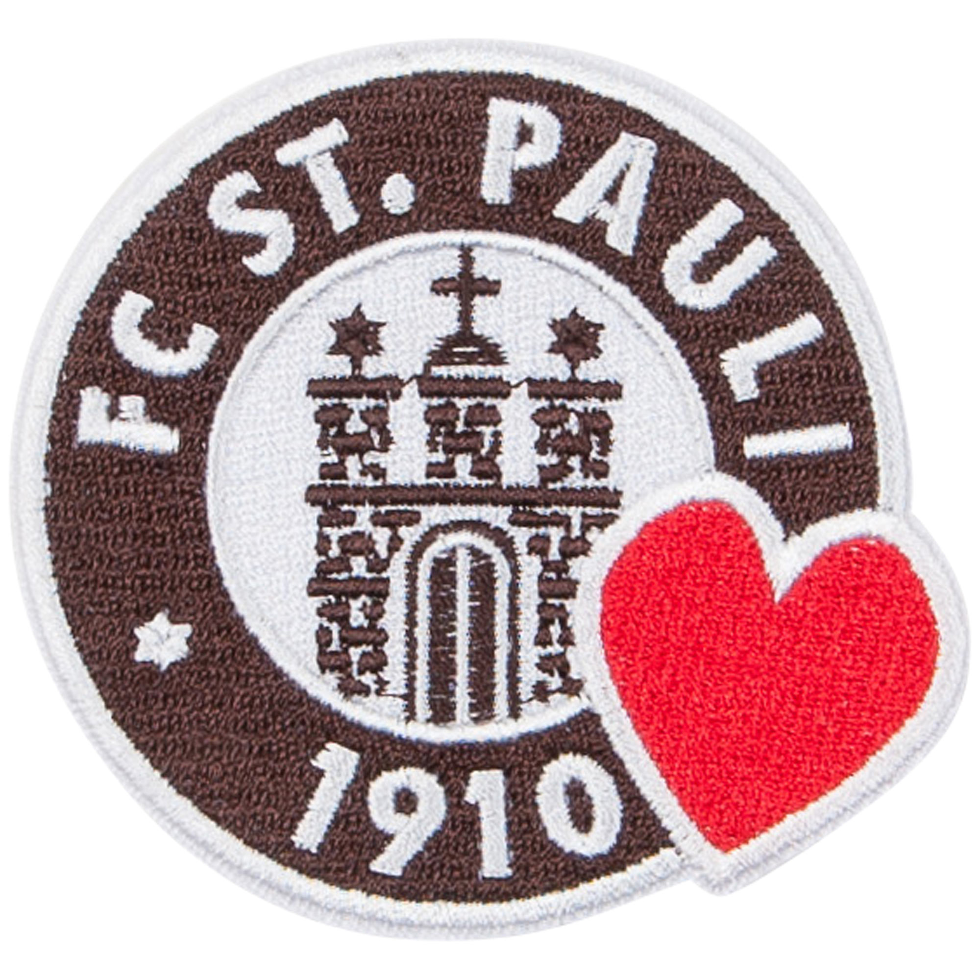 FC St. Pauli - Aufnäher Logo Herz