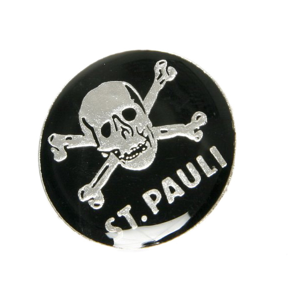 FC St. Pauli - Pin Totenkopf - schwarz