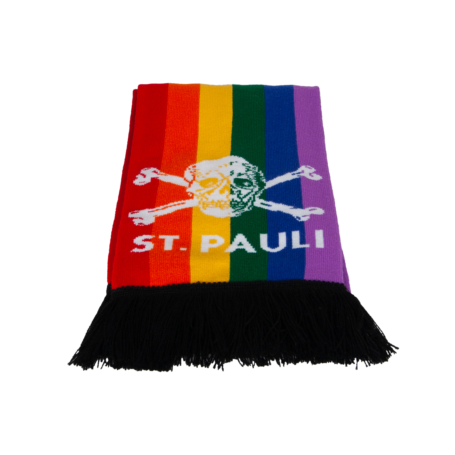 FC St. Pauli - Schal Regenbogen Totenkopf