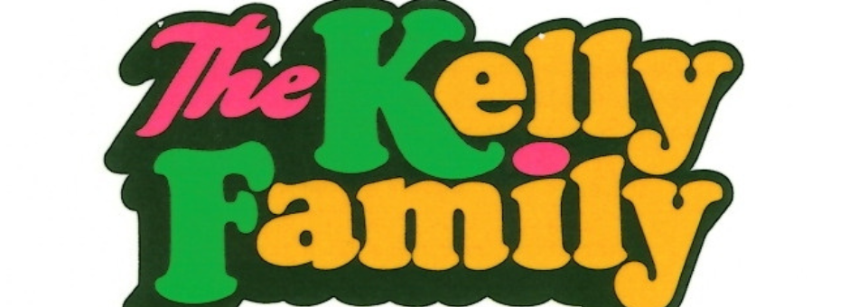 The Kelly Family Logo in bunten Farben.