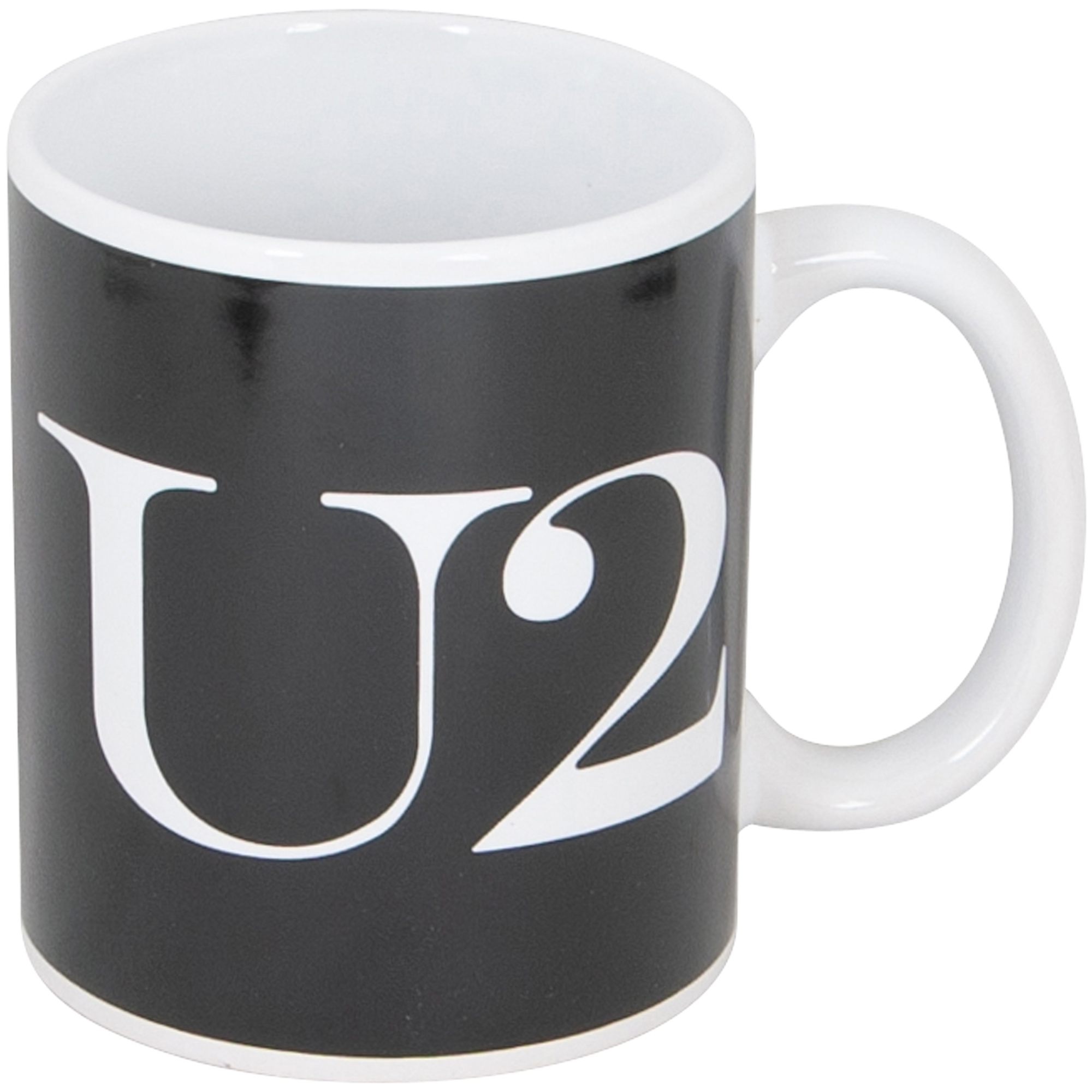 U2 - Kaffeebecher Logo - weiß