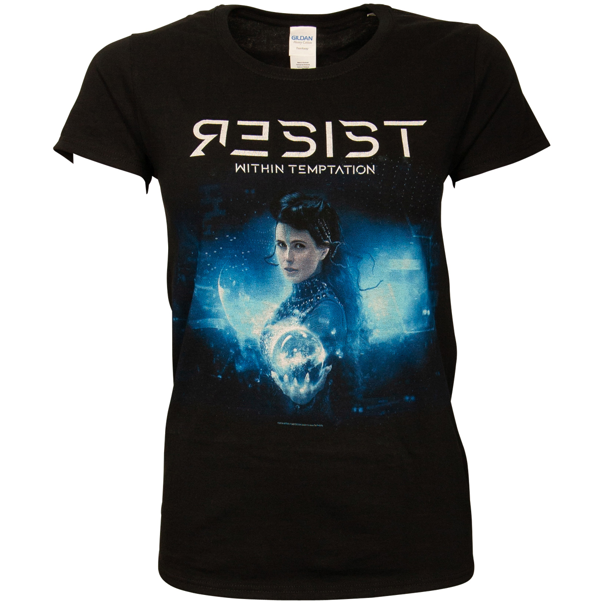 Within Temptation - Damen T-Shirt Resist Orb - schwarz