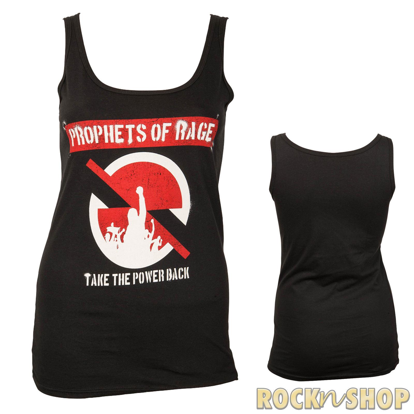 Prophets of Rage - Frauen Tank Top Circle Stencil - schwarz