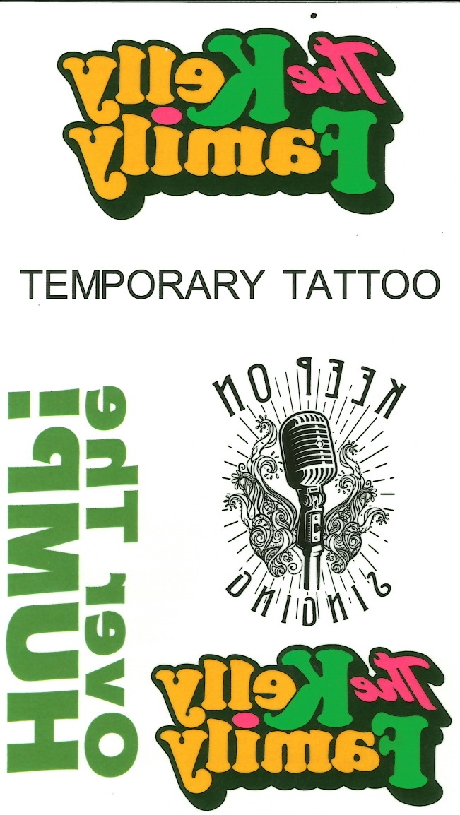 Kelly Family - Temporary Tattoo Set - multicolor 