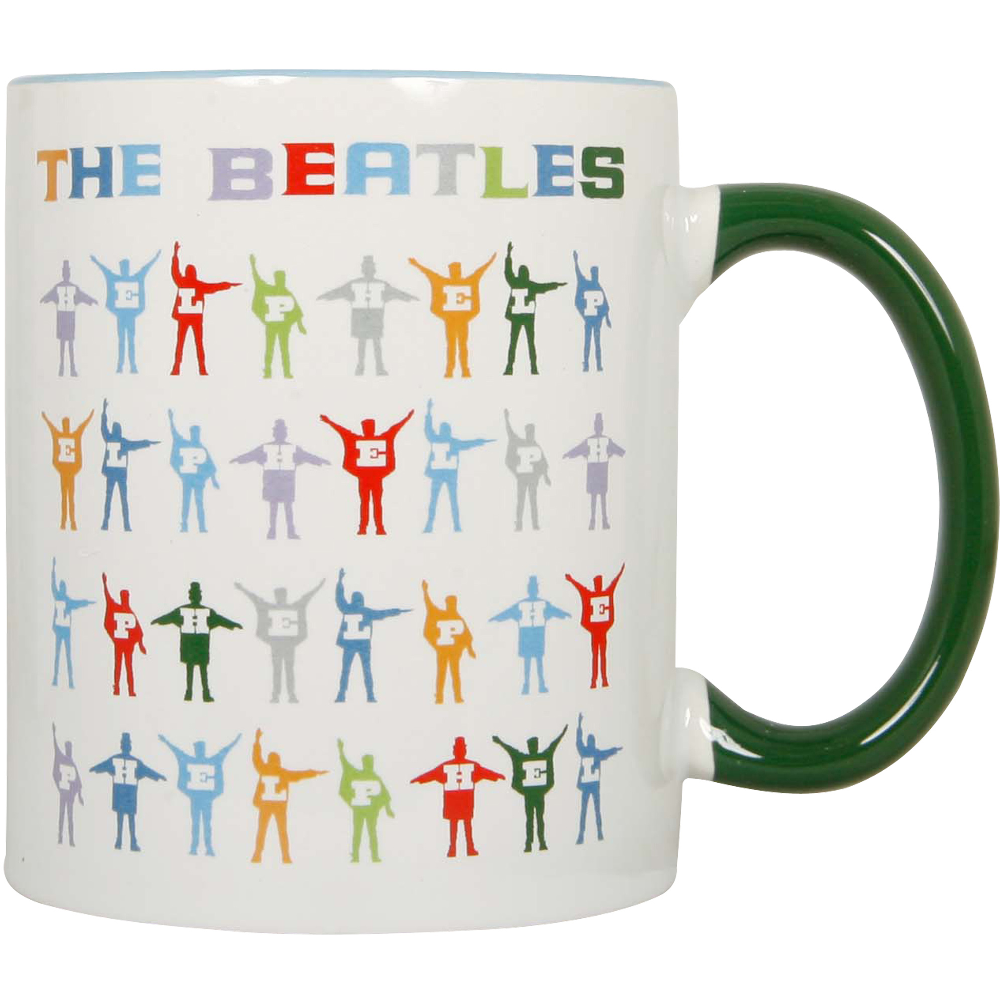 The Beatles - Kaffeebecher Help - weiß