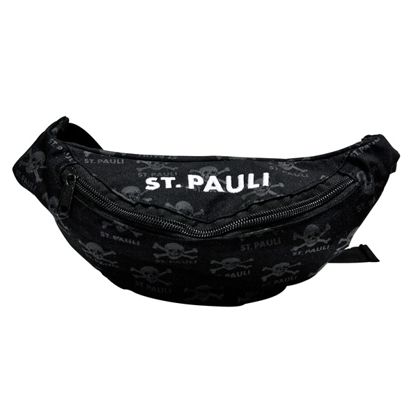 FC St. Pauli - Hip-Bag Totenkopf - schwarz