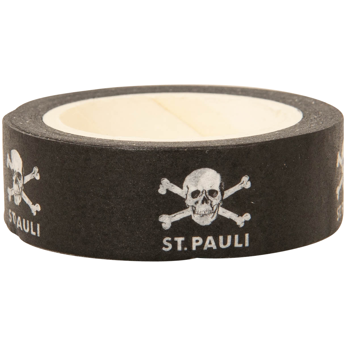 FC St. Pauli - Deko-Klebeband Totenkopf - schwarz