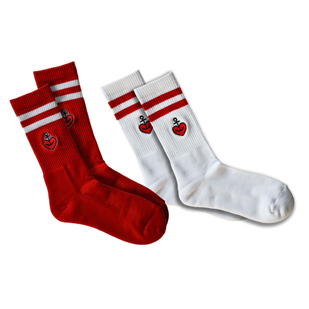 Astra - Sportsocken 2er Pack - rot/weiß