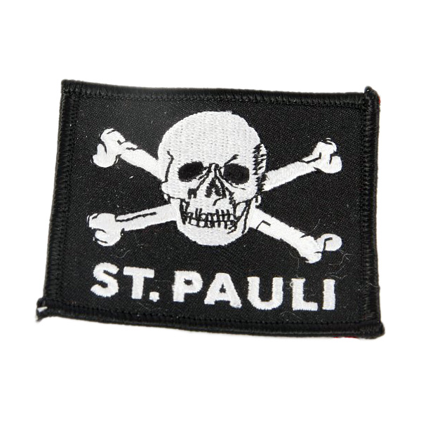 FC St. Pauli - Aufnäher Totenkopf - schwarz