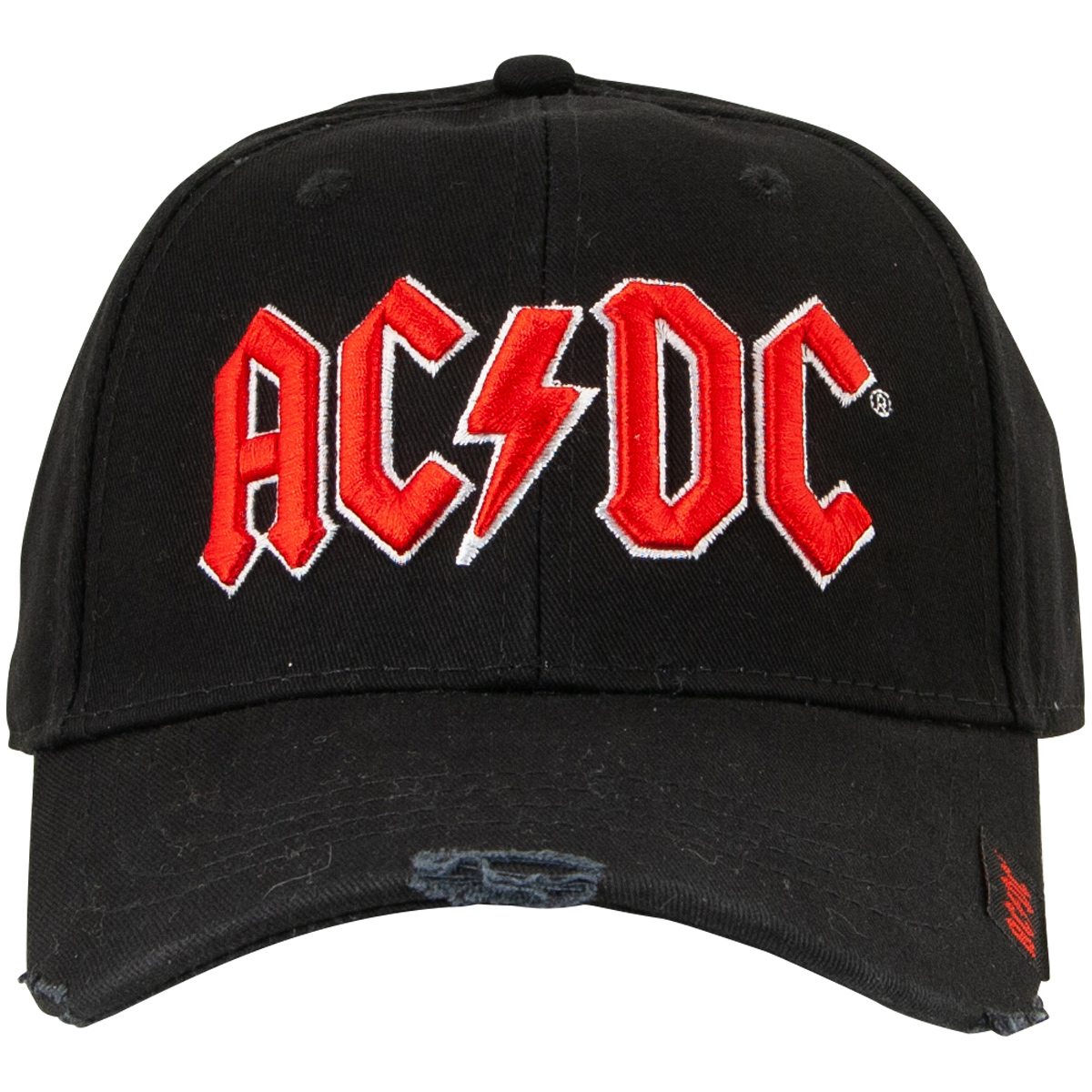 AC/DC - Baseball Cap Red Logo - schwarz