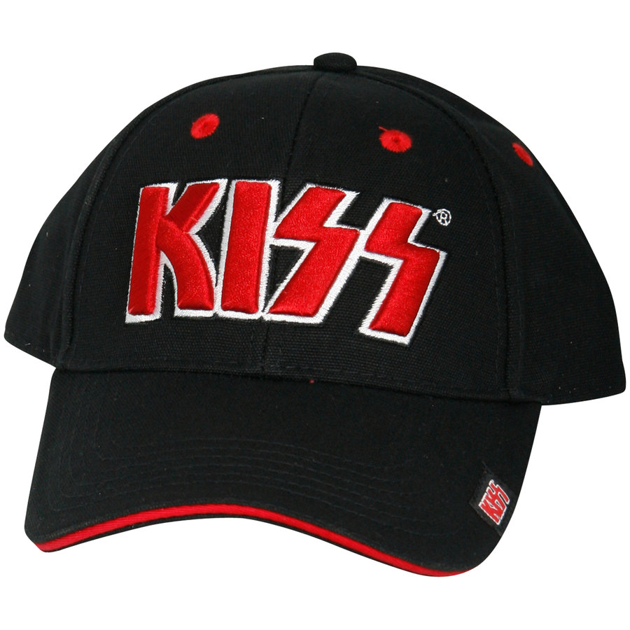 KISS - Baseball Cap Logo - schwarz