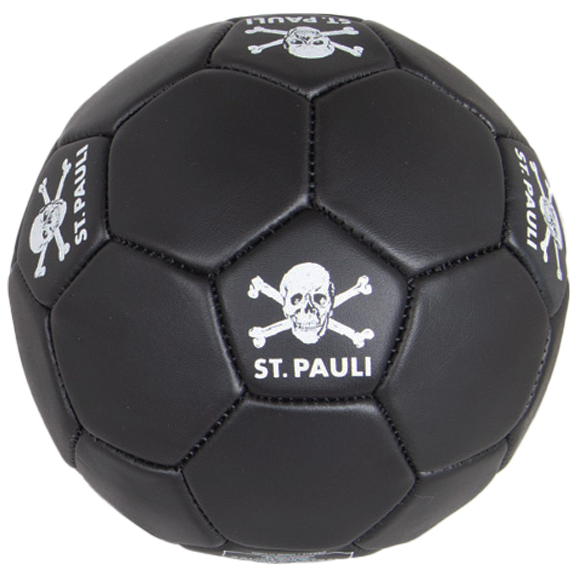 FC St. Pauli - Mini Ball Totenkopf Größe 1 - schwarz