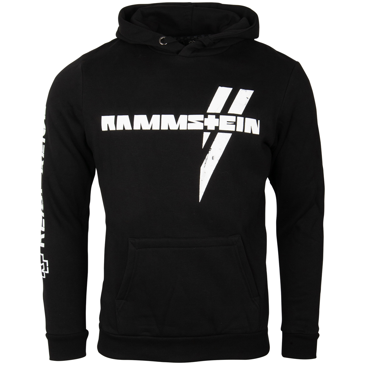 Rammstein -  Kapuzenpullover Weißes Kreuz - schwarz