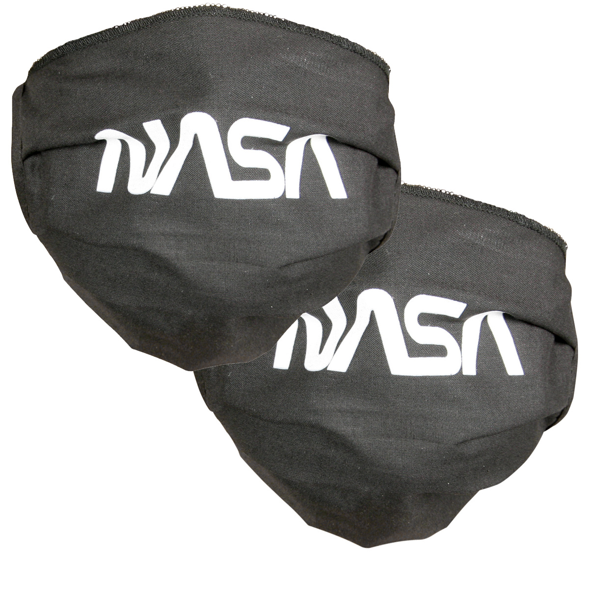 Mundbedeckung - NASA 2er Pack - schwarz