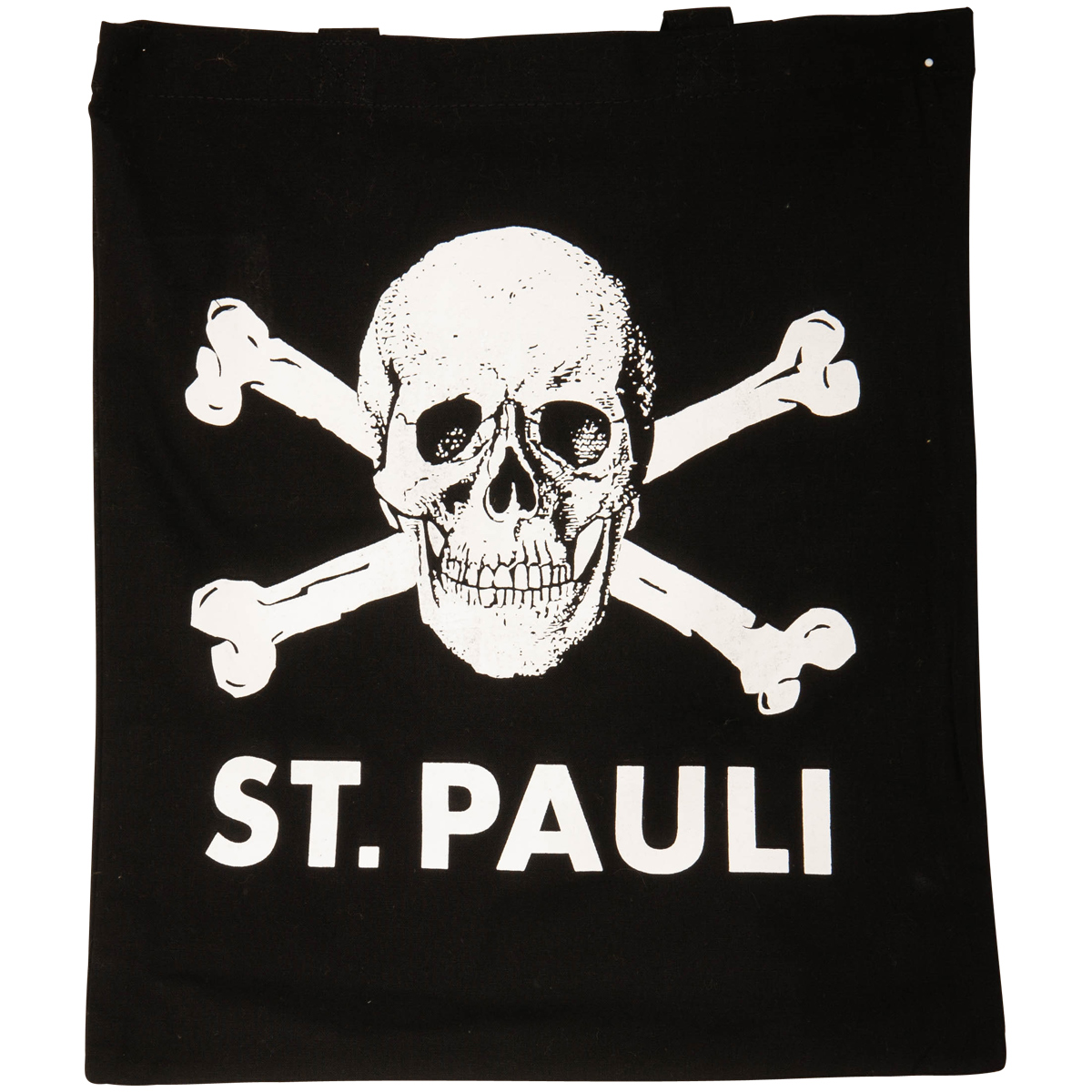 FC St. Pauli - Stofftasche Totenkopf - Bio-Baumwolle - schwarz