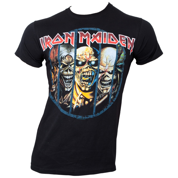 Iron Maiden - T-Shirt Eddie Evolution - schwarz