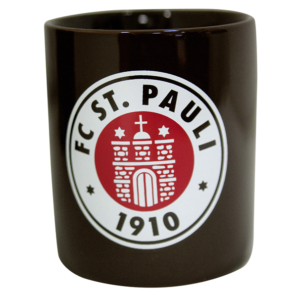 FC St. Pauli - Kaffeebecher Logo - braun