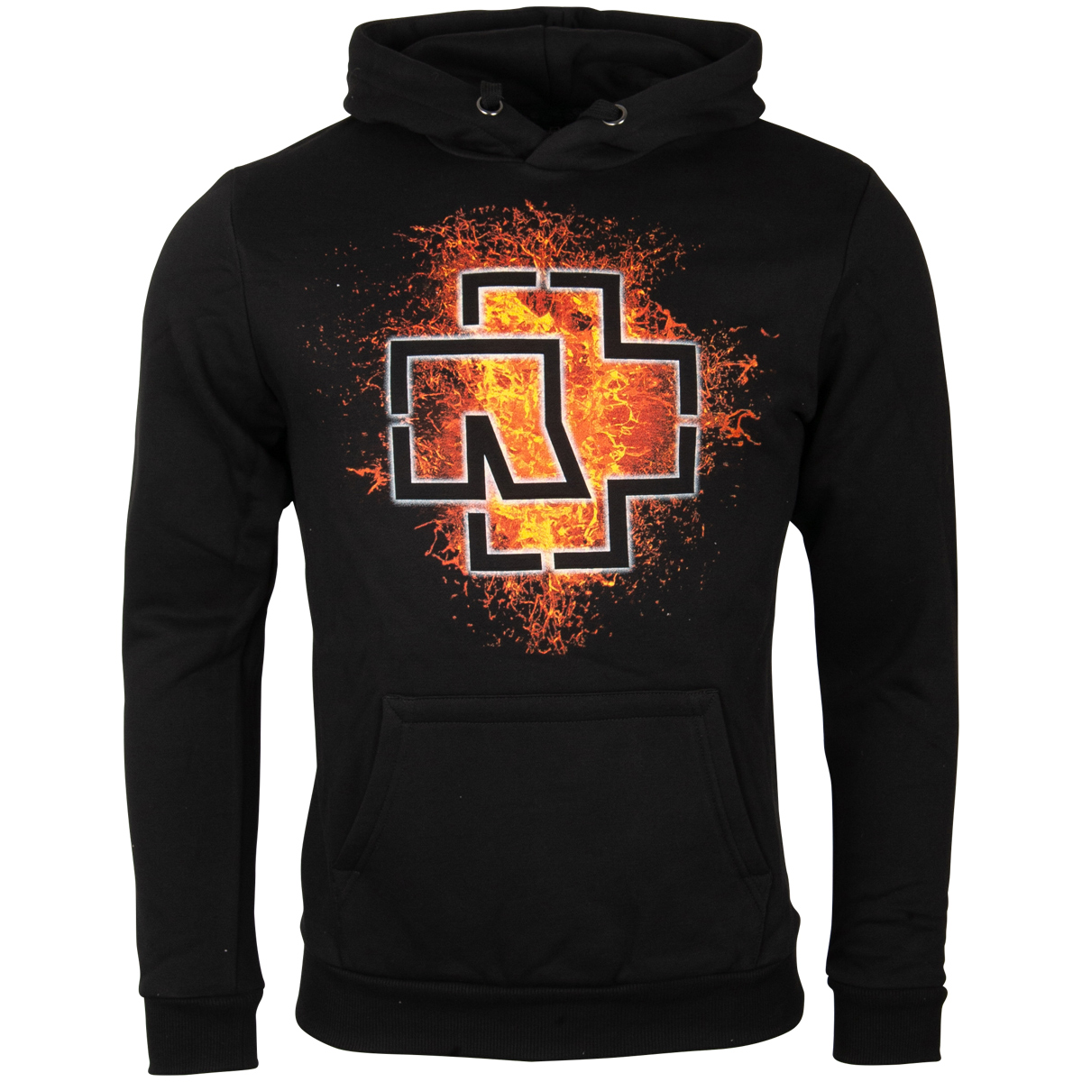 Rammstein -  Kapuzenpullover Lava Logo - schwarz