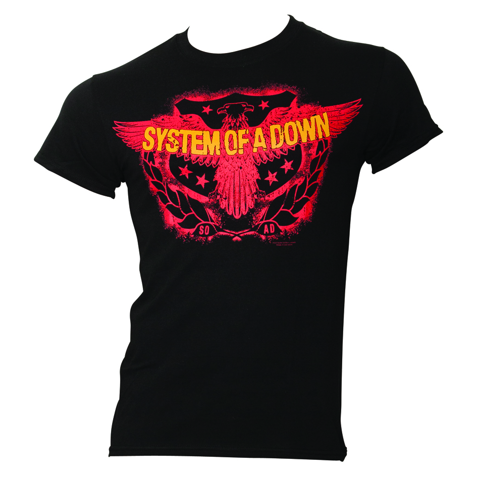 System Of A Down - T-Shirt Spread Eagle - schwarz