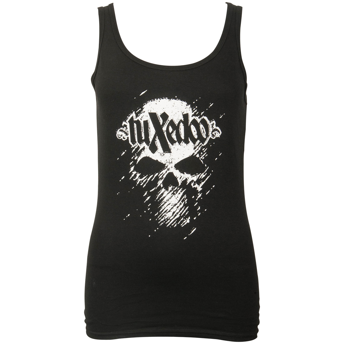 tuXedoo - Damen Tanktop Totenkopf - schwarz