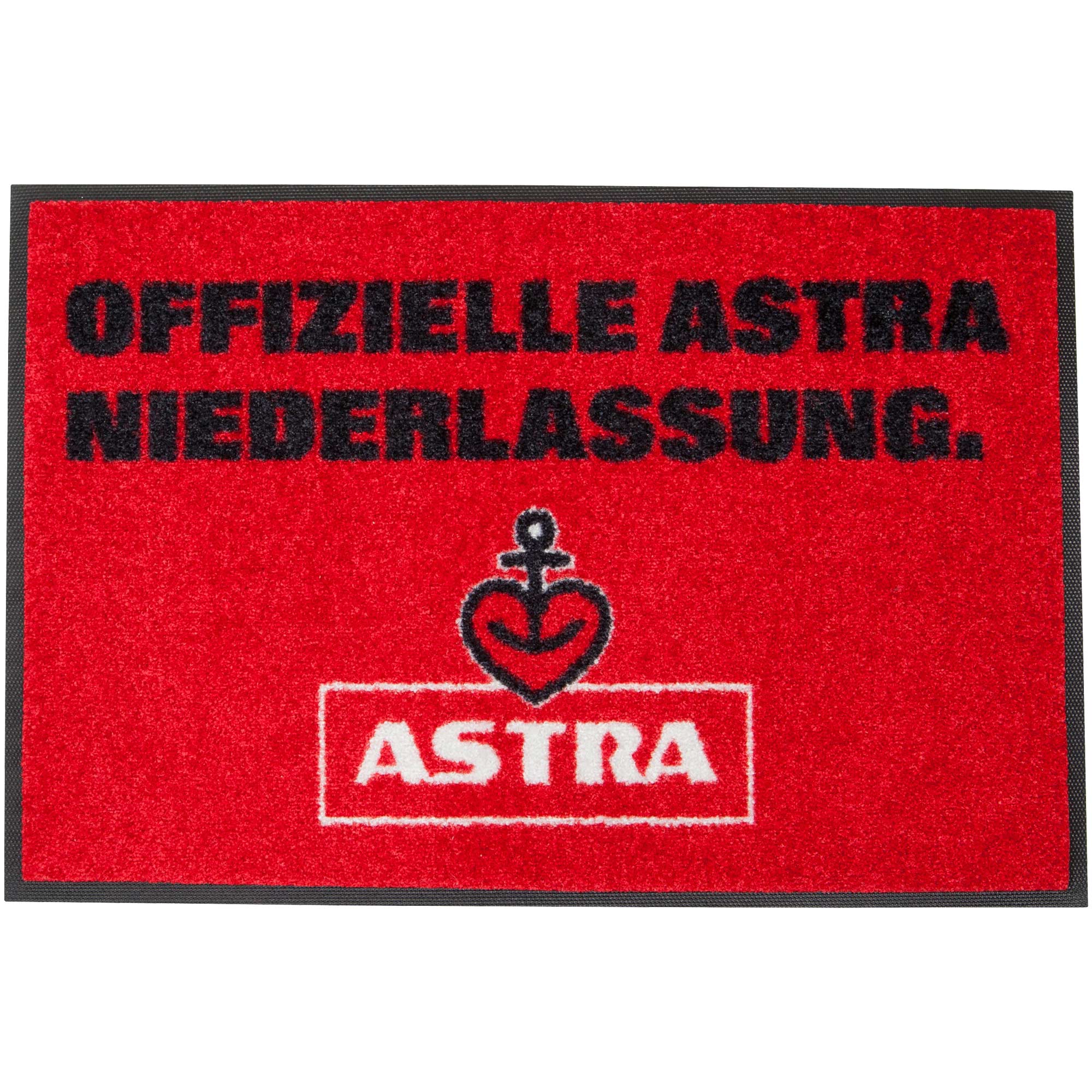 Astra - Fußmatte - Offizielle Astra Niederlassung - rot