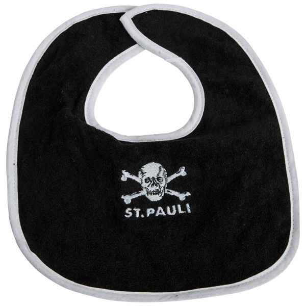 FC St. Pauli - Lätzchen Totenkopf - schwarz