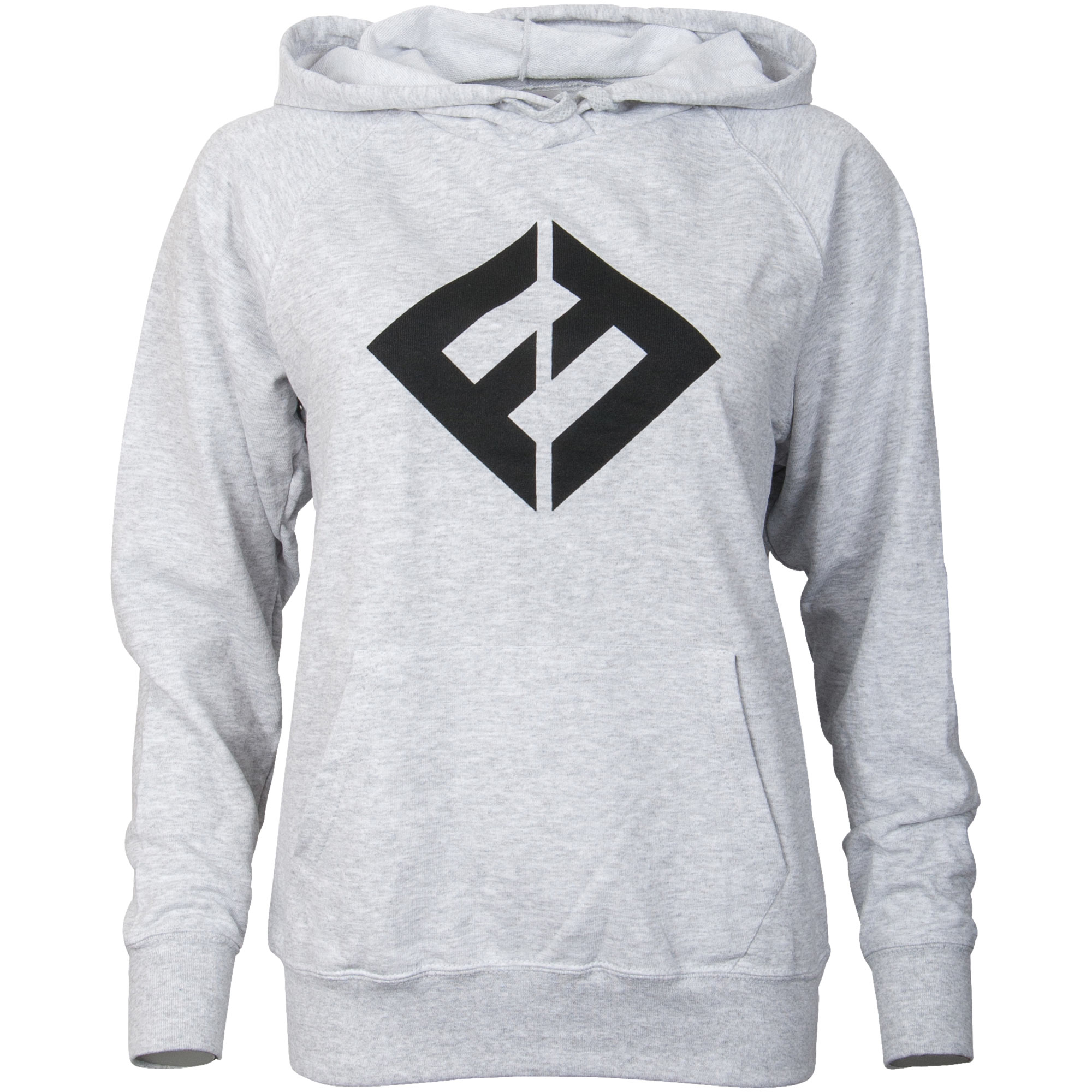 Foo Fighters - Damen Kapuzenpullover Equal Logo - grau