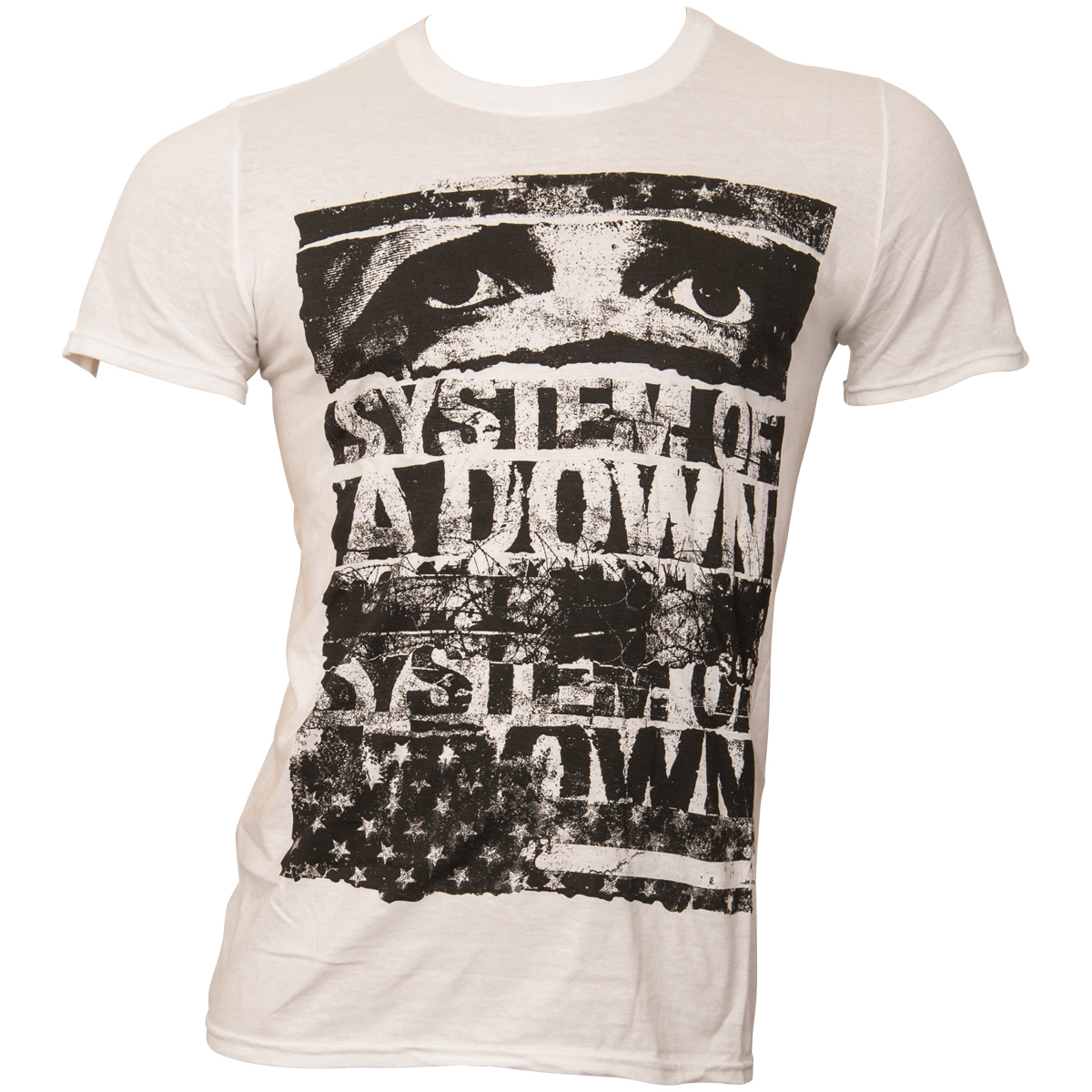 System Of A Down - T-Shirt Torn - weiß