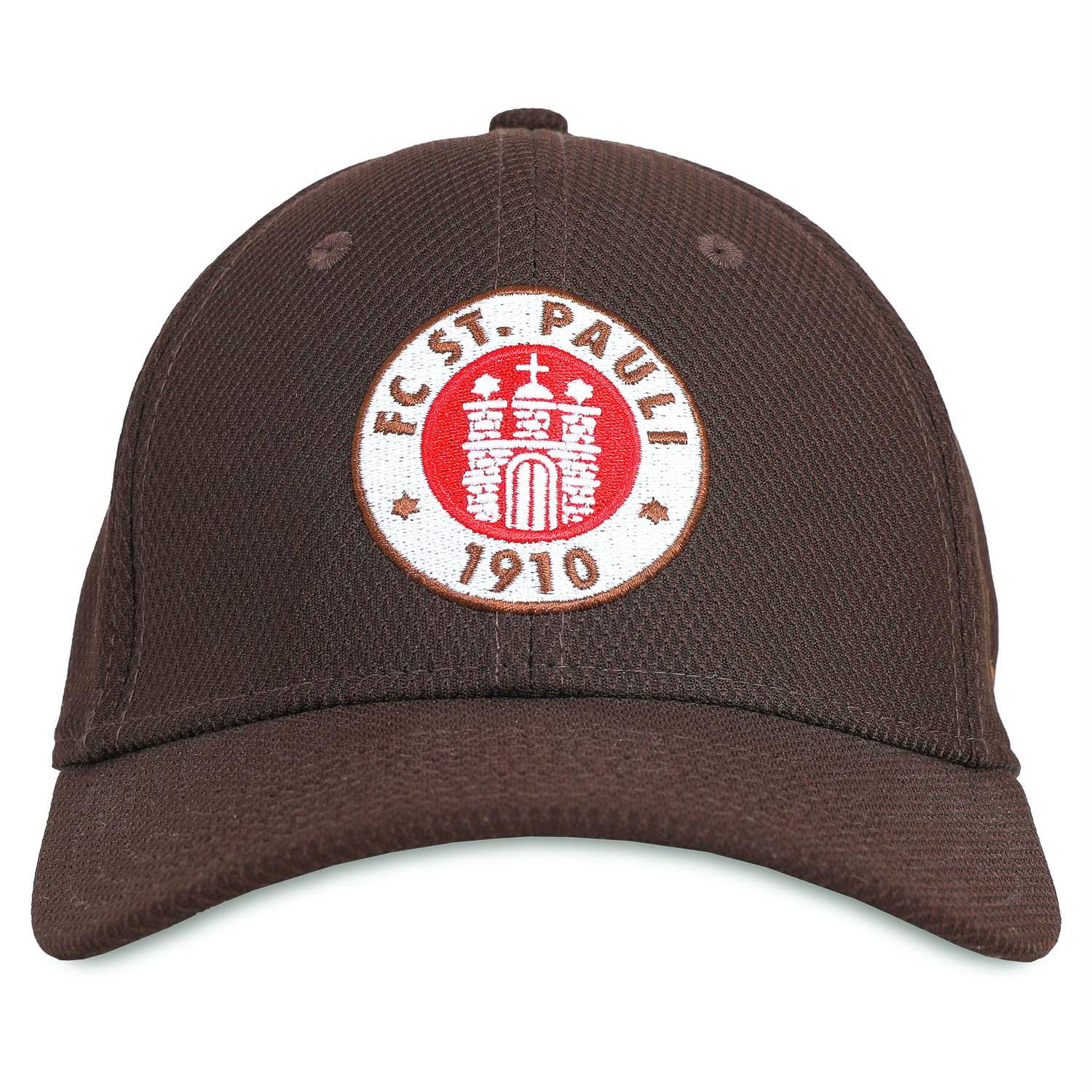 FC St. Pauli - Kappe New Era 39thirty Logo - braun