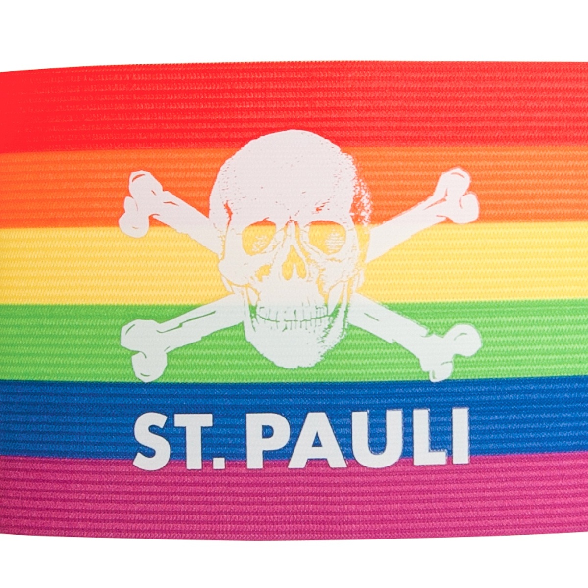 FC St. Pauli - Kapitänsbinde Totenkopf - Regenbogen 