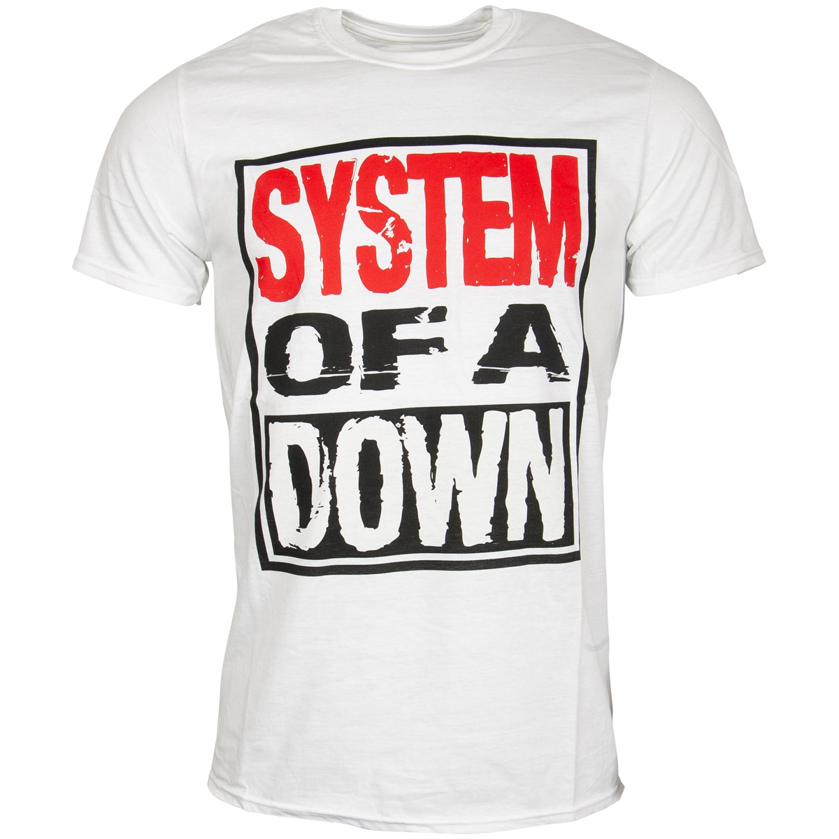 System Of A Down - T-Shirt Triple Stack Box - weiß