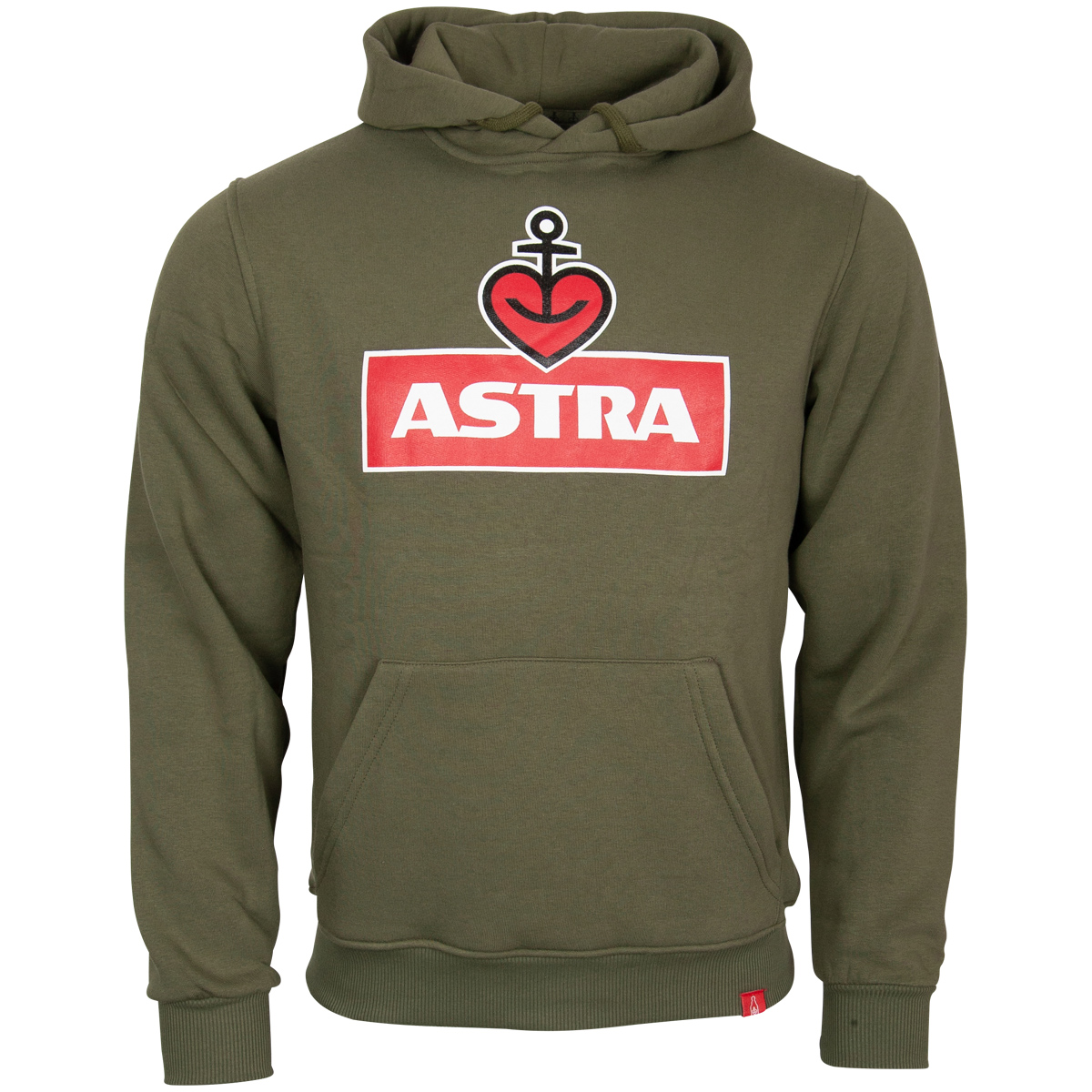 Astra - Kapuzenpullover Logo - unisex - oliv