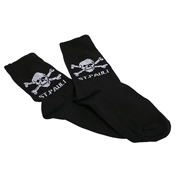 FC St. Pauli - Totenkopf Socken - schwarz