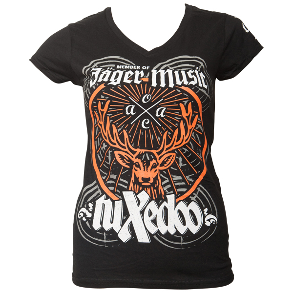 tuXedoo - Frauen T-Shirt Jägermeister - schwarz