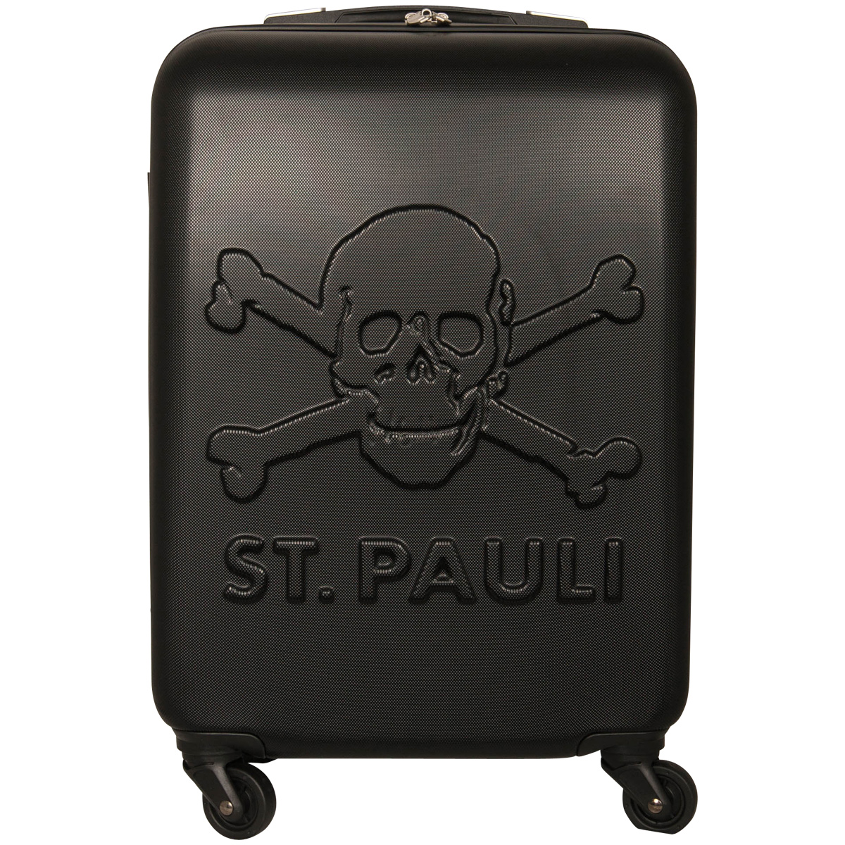 FC St. Pauli - Koffer Totenkopf 3D - schwarz